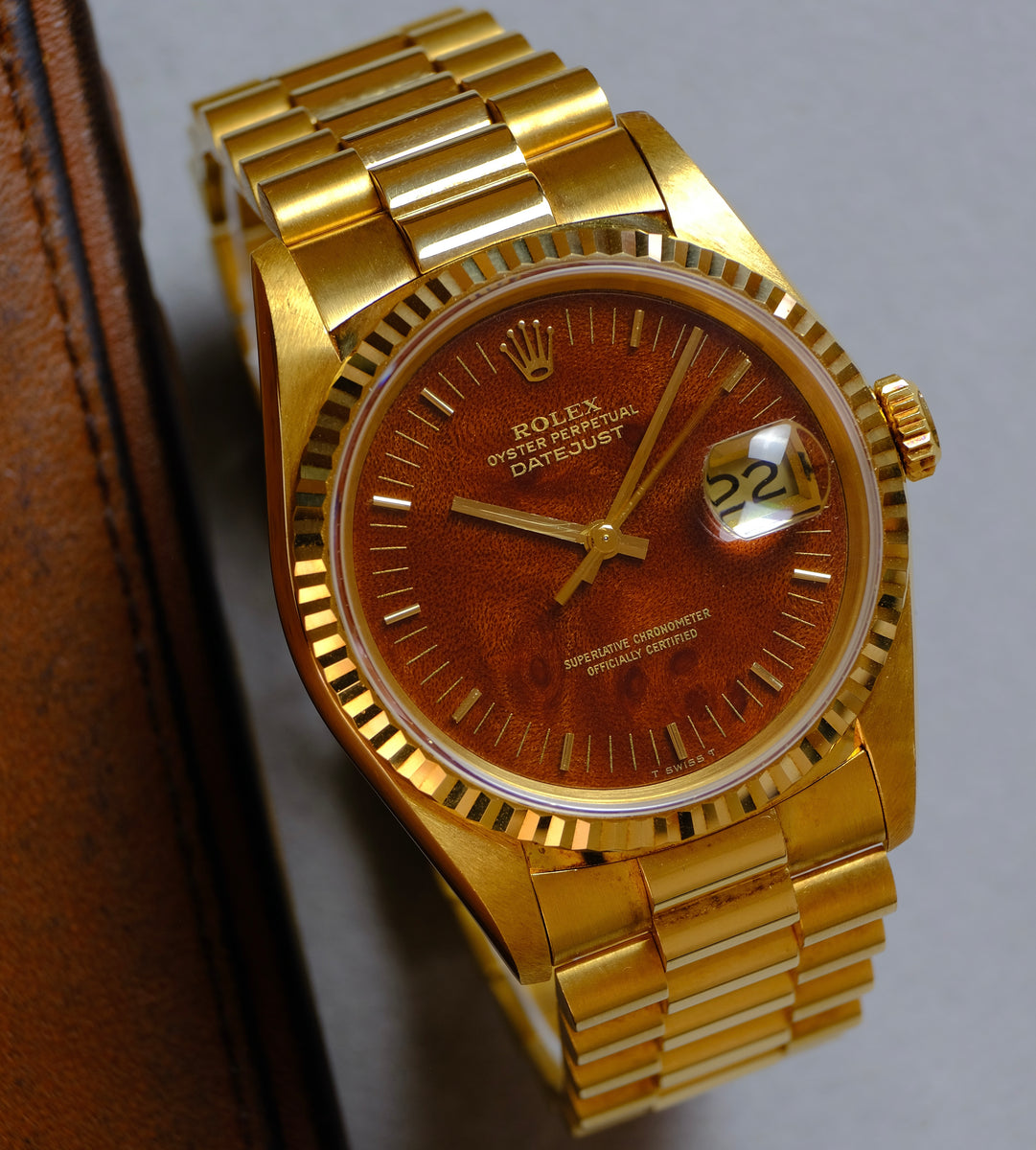 Rolex datejust wood discount dial