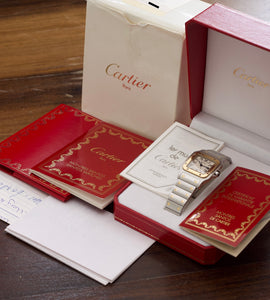 Cartier Santos Galbée 187901 (Full-Set / NL delivered) 1993