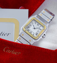 Afbeelding in Gallery-weergave laden, Cartier Santos Carree 2961 + Box &amp; Papers (1985)
