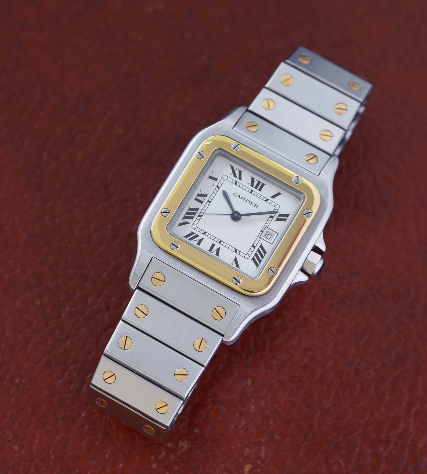 Cartier Santos Carree 2961 + Box & Papers (1985)