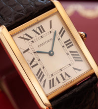 Afbeelding in Gallery-weergave laden, Cartier Tank Solo &#39;Large&#39; 2742 (18K Gold) Box + Papers
