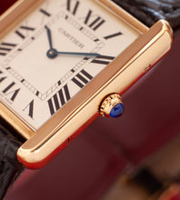 Afbeelding in Gallery-weergave laden, Cartier Tank Solo &#39;Large&#39; 2742 (18K Gold) Box + Papers
