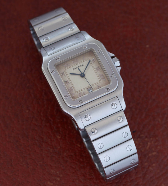 Cartier Santos Galbée 987901 'Cream Dial'