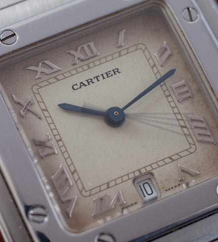 Cartier Santos Galbée 987901 'Cream Dial'