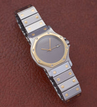 Afbeelding in Gallery-weergave laden, Cartier Santos Octagon 2965 &#39;Slate Grey / Ghost Dial&#39;
