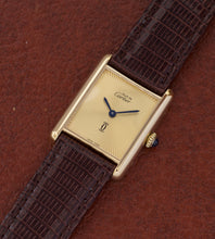 Afbeelding in Gallery-weergave laden, Must de Cartier Tank Vermeil &#39;Discor Dial&#39; (LM)
