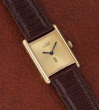 Afbeelding in Gallery-weergave laden, Must de Cartier Tank Vermeil &#39;Discor Dial&#39; (LM)
