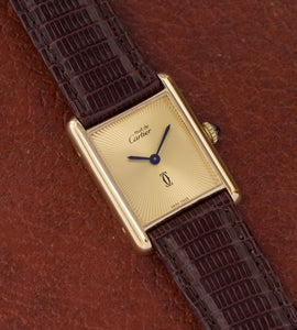 Must de Cartier Tank Vermeil 'Discor Dial' (LM)