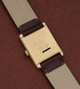 Must de Cartier Tank Vermeil 'Discor Dial' (LM)