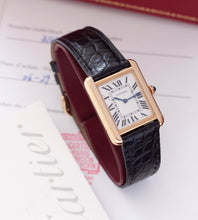 Afbeelding in Gallery-weergave laden, Cartier Tank Solo &#39;Small&#39; 3168 + Box &amp; Papers
