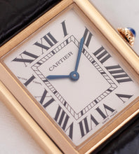 Afbeelding in Gallery-weergave laden, Cartier Tank Solo &#39;Small&#39; 3168 + Box &amp; Papers
