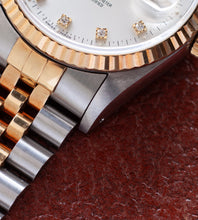 Afbeelding in Gallery-weergave laden, Rolex Datejust 16233 &#39;Silver Diamond Dial&#39; (1991)
