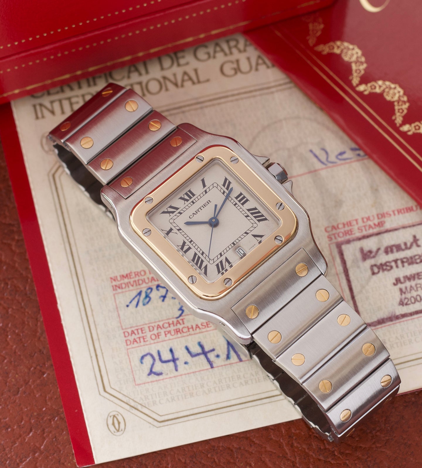 Cartier Santos Galbée 187901 + Box & Papers (1998)