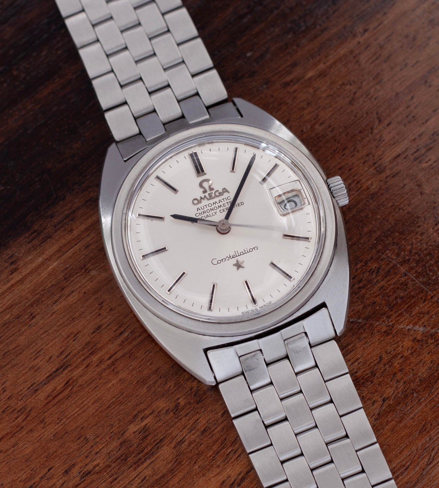 Omega Constellation 168.017 'C-shape & Brick Bracelet'