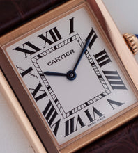 Afbeelding in Gallery-weergave laden, Cartier Tank Solo &#39;Small&#39; Rose Gold 3168 + Box &amp; Papers (2019)
