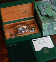 Load image into Gallery viewer, Rolex Datejust 16233 &#39;Grey Roman Dial / Oyster Bracelet&#39; + Box &amp; Papers (2002)
