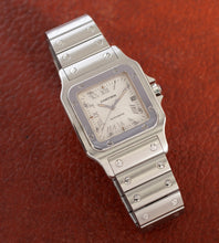 Load image into Gallery viewer, Cartier Santos Galbée 2319 &#39;Guilloché dial&#39; Box + Papers (1999)
