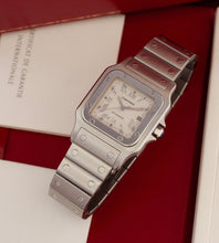 Load image into Gallery viewer, Cartier Santos Galbée 2319 &#39;Guilloché dial&#39; Box + Papers (1999)
