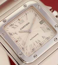 Load image into Gallery viewer, Cartier Santos Galbée 2319 &#39;Guilloché dial&#39; Box + Papers (1999)
