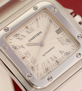 Cartier Santos Galbée 2319 'Guilloché dial' Box + Papers (1999)