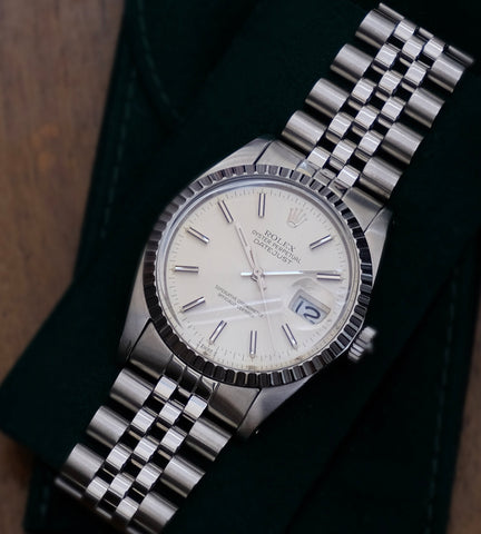 Rolex Datejust 16030 Silver Stick Dial 1983