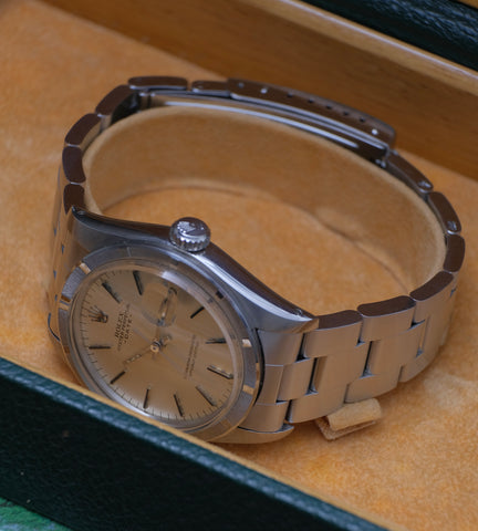 Rolex Date 1501 'Silver dial' + Box 1979