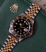 Afbeelding in Gallery-weergave laden, Rolex GMT-Master II 16713 from 1991 (box + papers)
