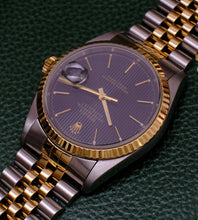 Load image into Gallery viewer, Rolex Datejust 16233 Black Tapestry Dial 1996 (Box + Papers)
